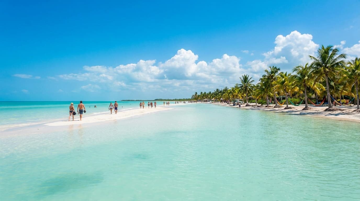 Holbox Island — flamingos, hammocks and white sand