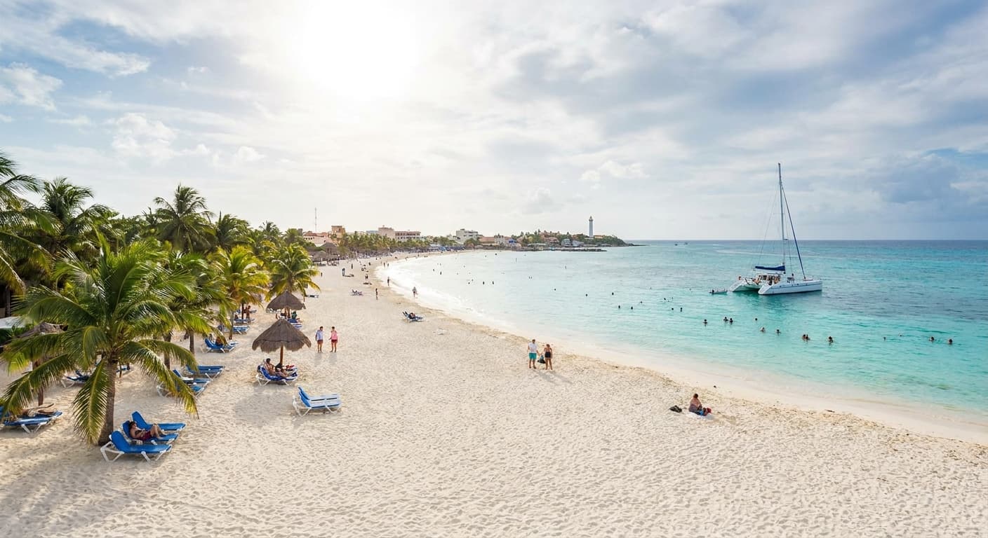 Isla Mujeres day trip by catamaran from the Riviera Maya